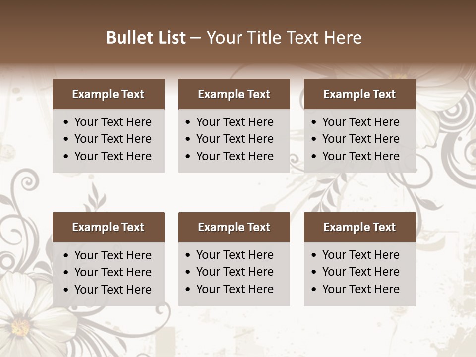 Design Label Splotches PowerPoint Template