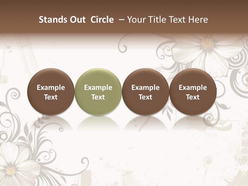 Design Label Splotches PowerPoint Template