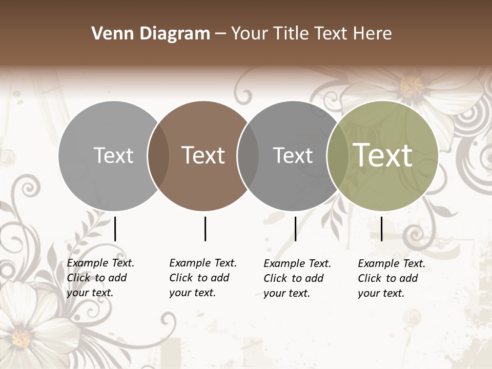 Design Label Splotches PowerPoint Template