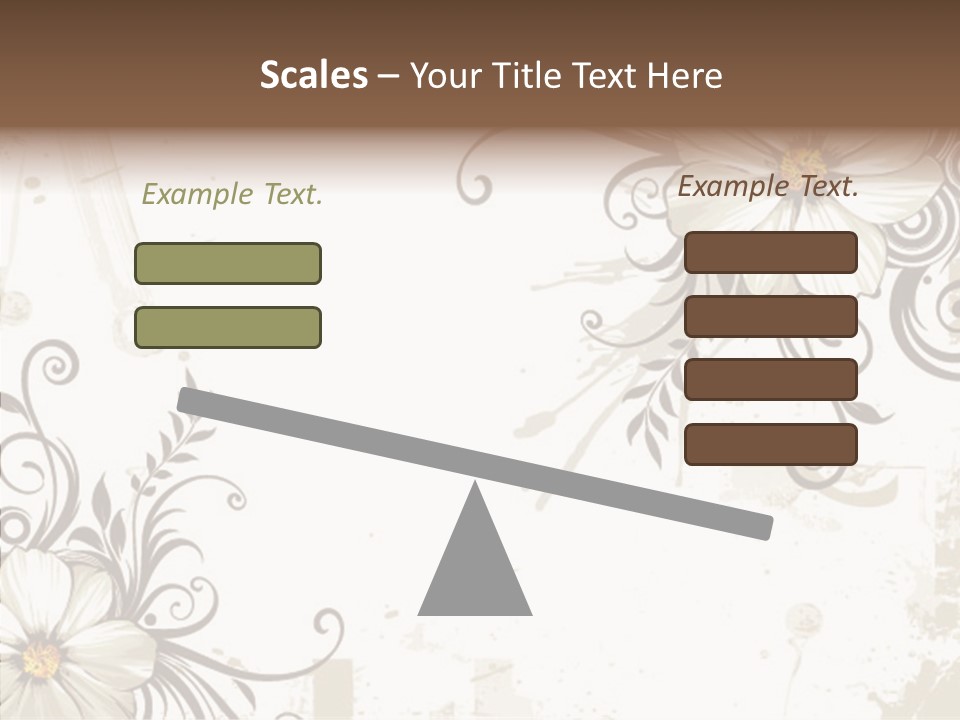 Design Label Splotches PowerPoint Template