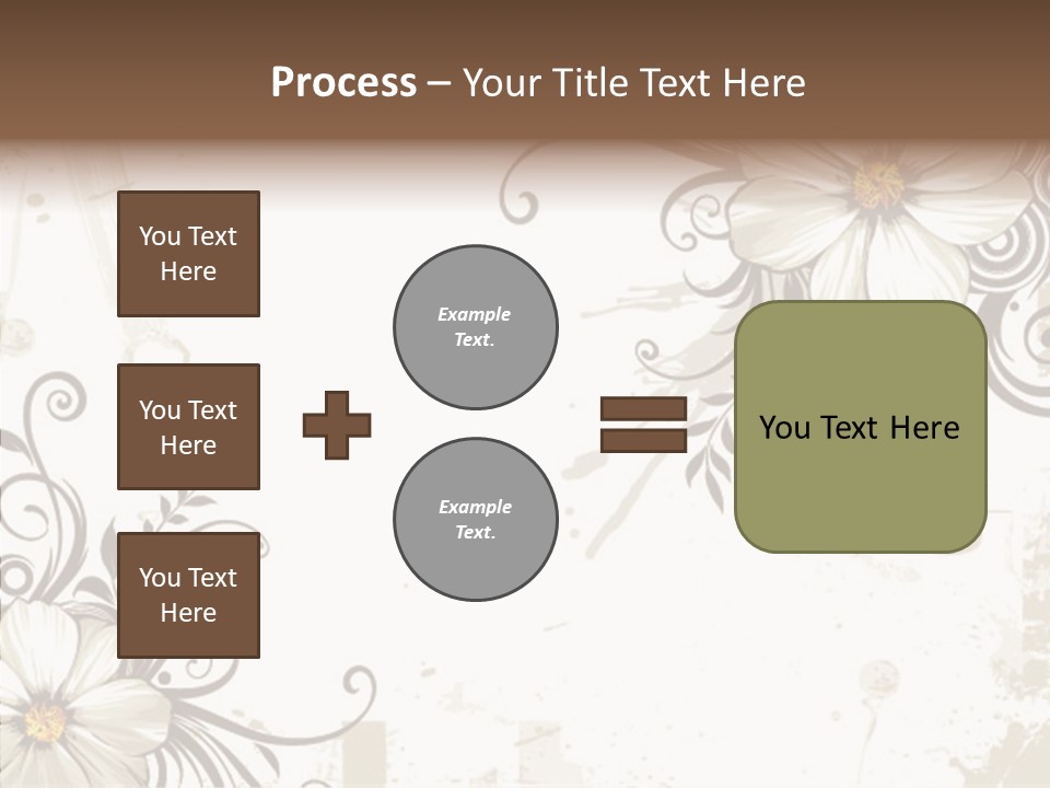 Design Label Splotches PowerPoint Template