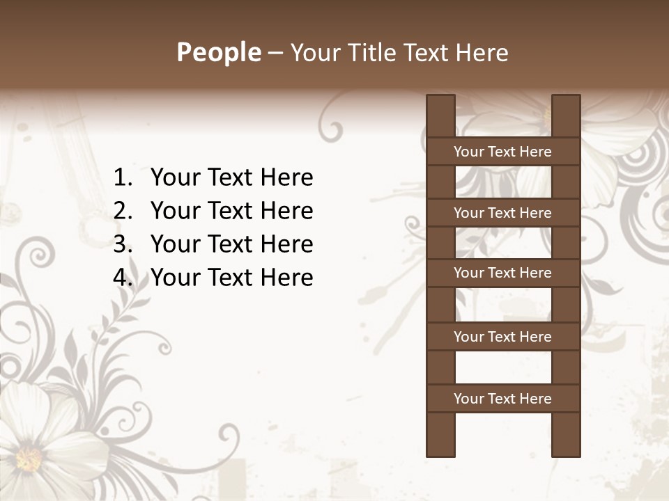 Design Label Splotches PowerPoint Template