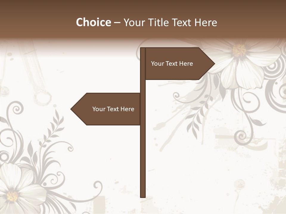 Design Label Splotches PowerPoint Template