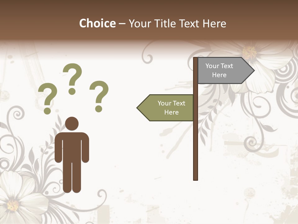 Design Label Splotches PowerPoint Template