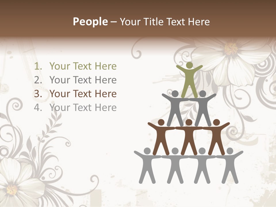 Design Label Splotches PowerPoint Template