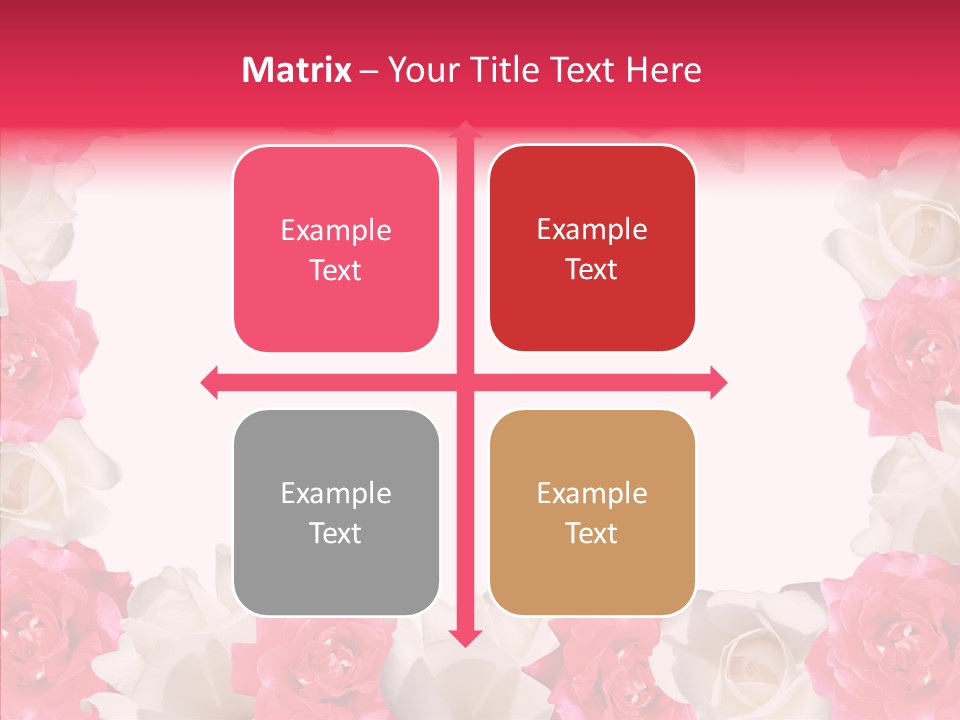 Space Floral Freshness PowerPoint Template