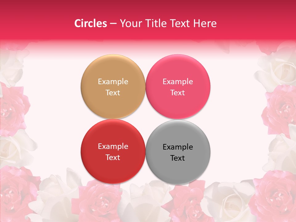 Space Floral Freshness PowerPoint Template