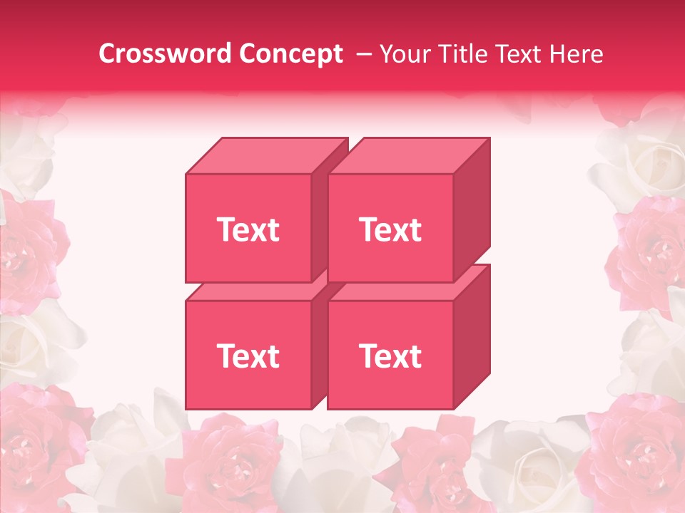 Space Floral Freshness PowerPoint Template