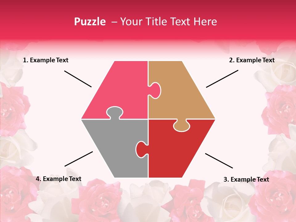 Space Floral Freshness PowerPoint Template