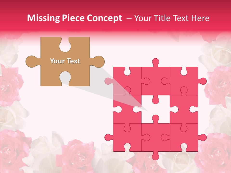 Space Floral Freshness PowerPoint Template