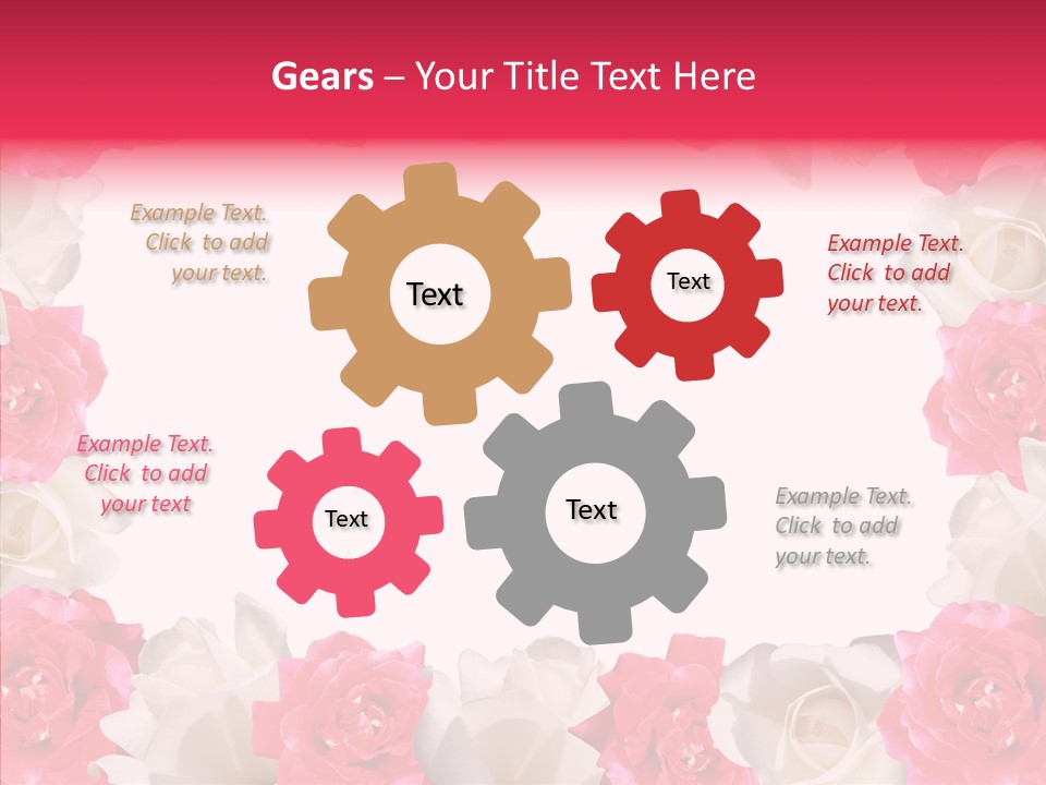 Space Floral Freshness PowerPoint Template