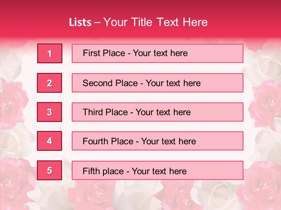Space Floral Freshness PowerPoint Template