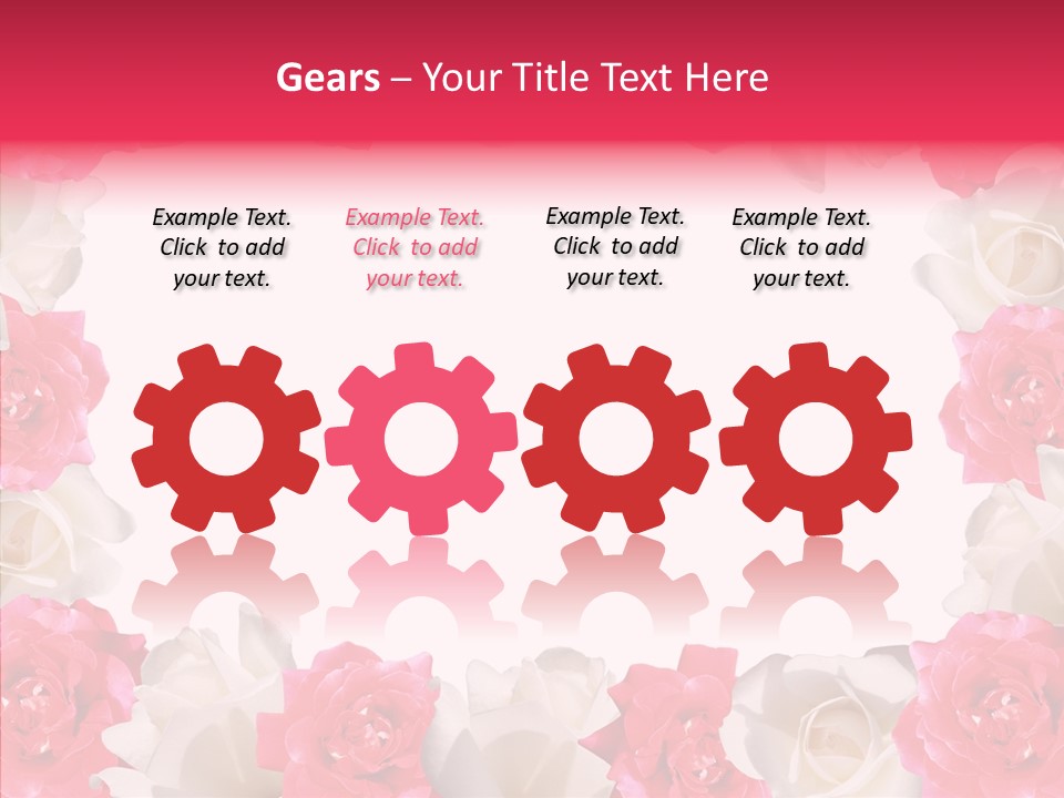 Space Floral Freshness PowerPoint Template