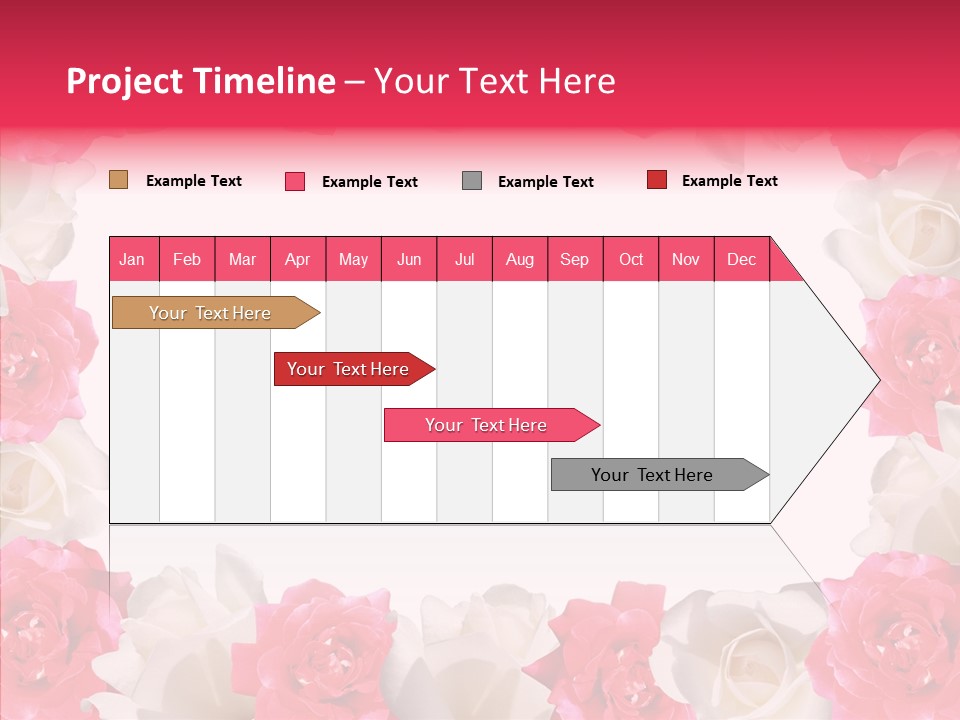Space Floral Freshness PowerPoint Template