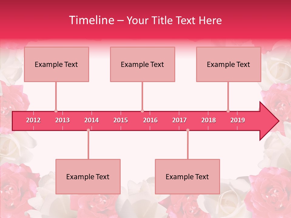 Space Floral Freshness PowerPoint Template