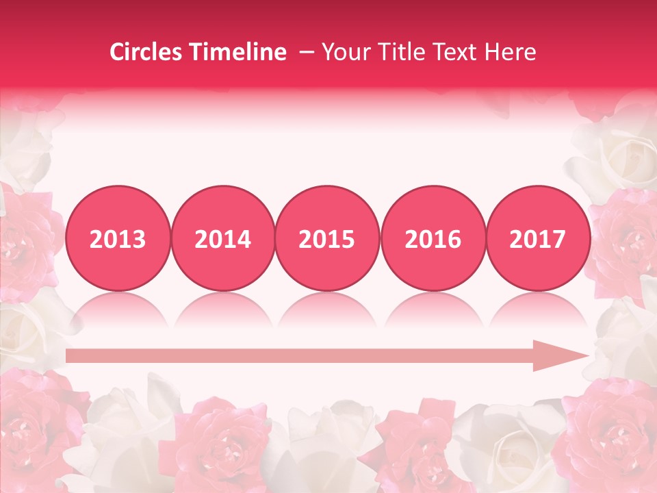 Space Floral Freshness PowerPoint Template