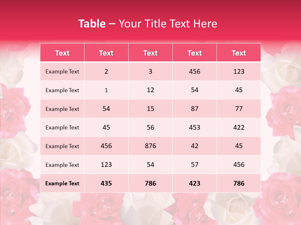 Space Floral Freshness PowerPoint Template