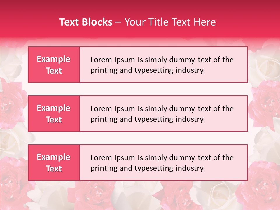 Space Floral Freshness PowerPoint Template