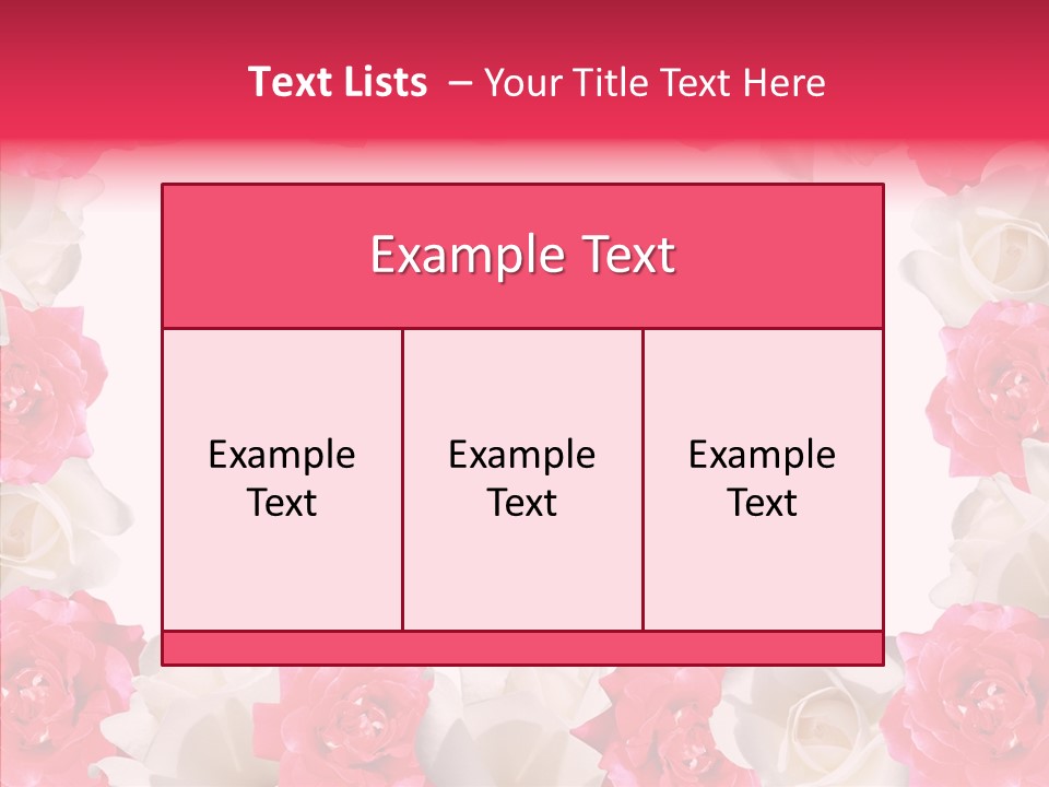 Space Floral Freshness PowerPoint Template