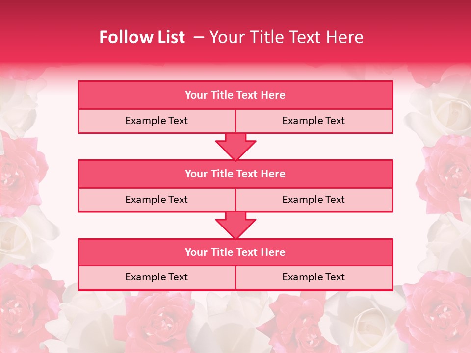 Space Floral Freshness PowerPoint Template