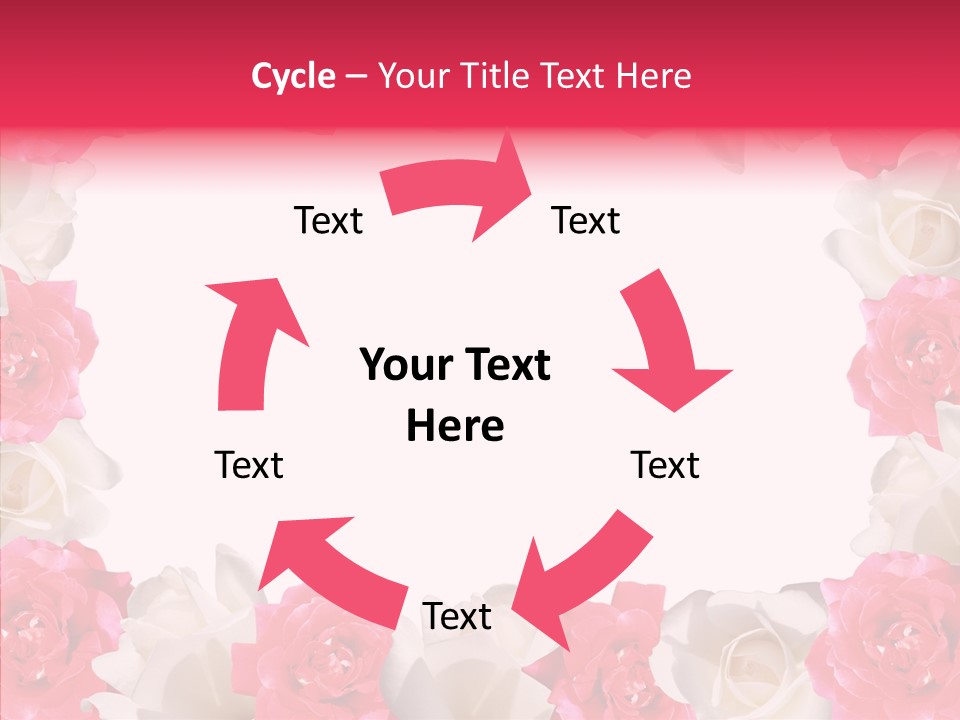 Space Floral Freshness PowerPoint Template