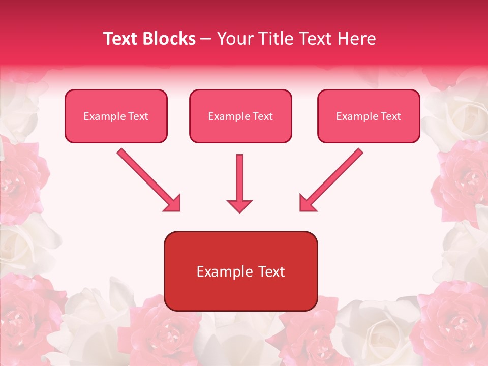 Space Floral Freshness PowerPoint Template