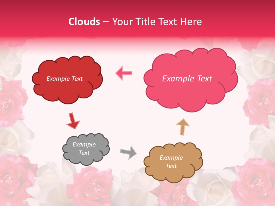 Space Floral Freshness PowerPoint Template