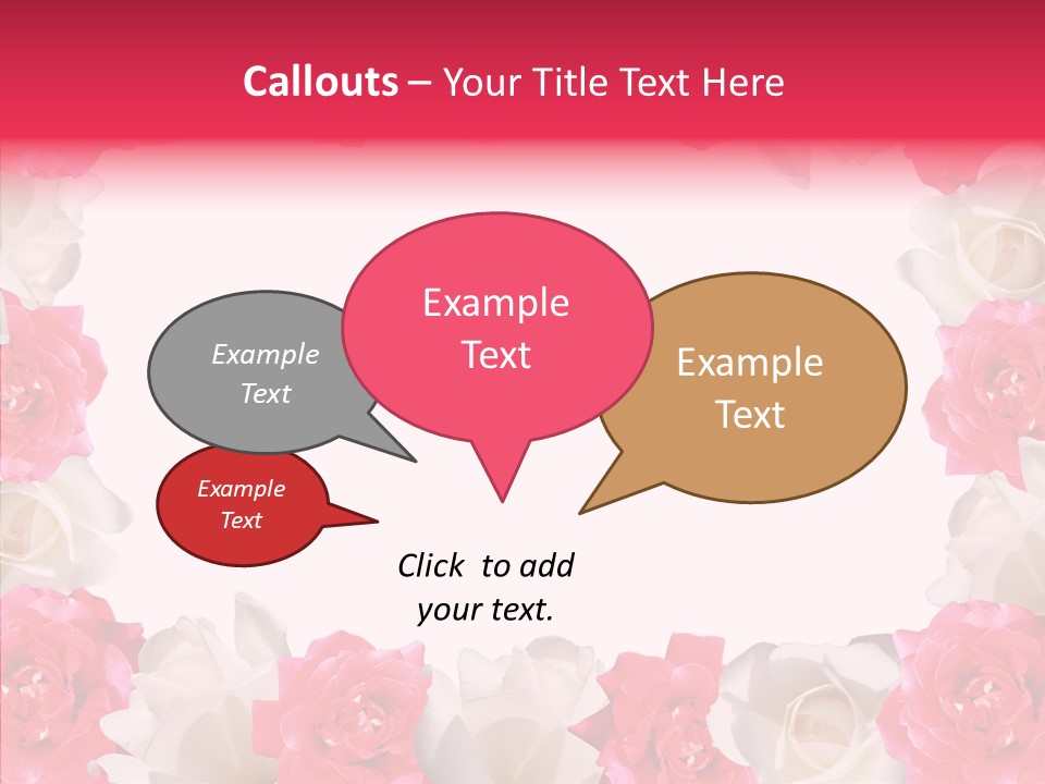 Space Floral Freshness PowerPoint Template