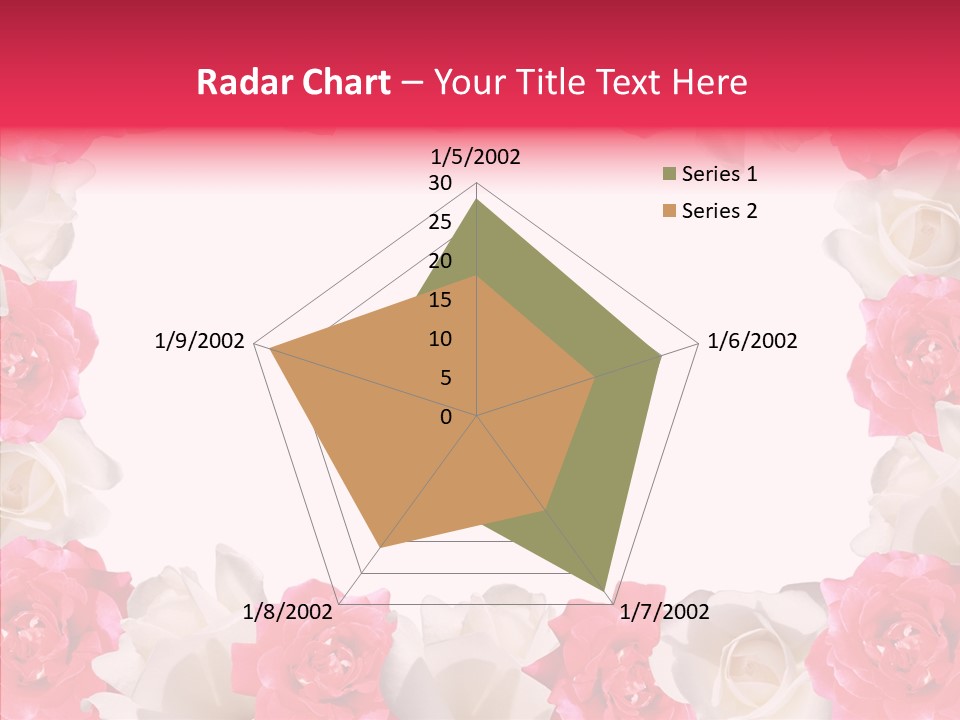 Space Floral Freshness PowerPoint Template