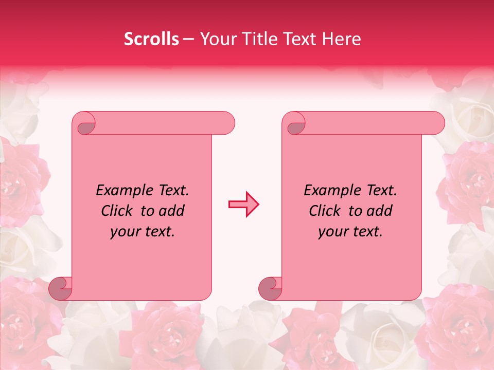 Space Floral Freshness PowerPoint Template