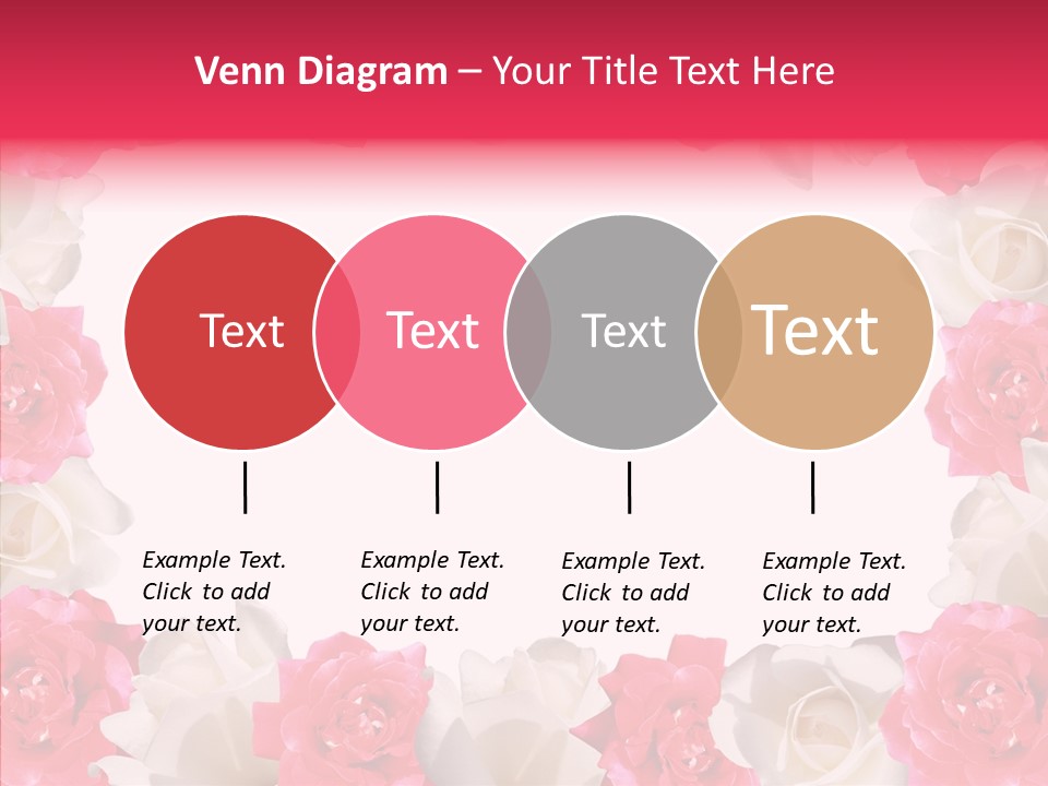 Space Floral Freshness PowerPoint Template
