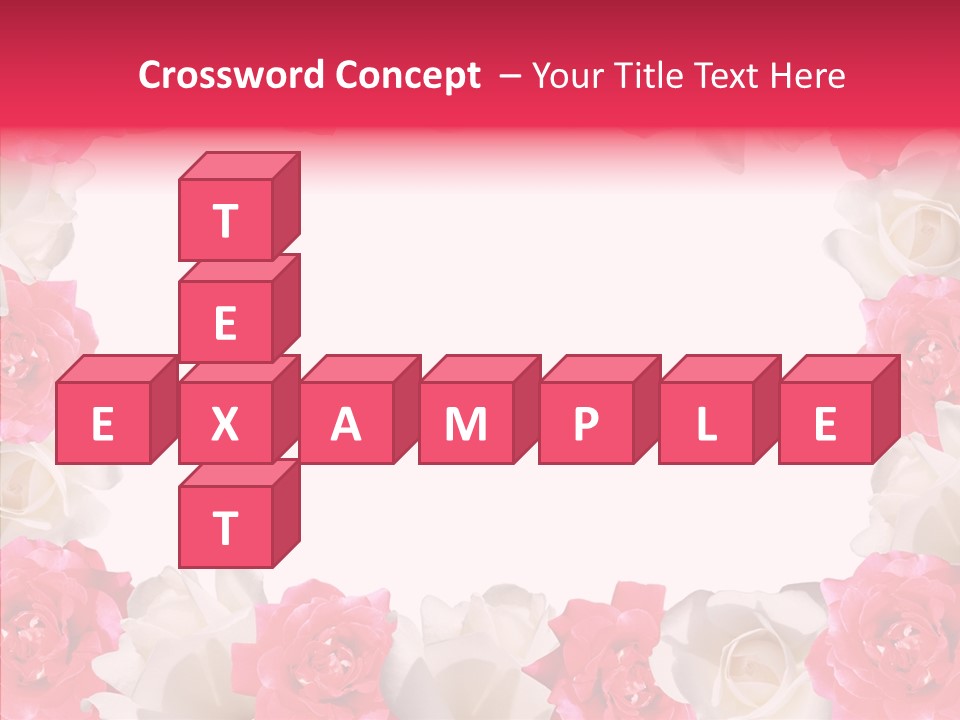 Space Floral Freshness PowerPoint Template