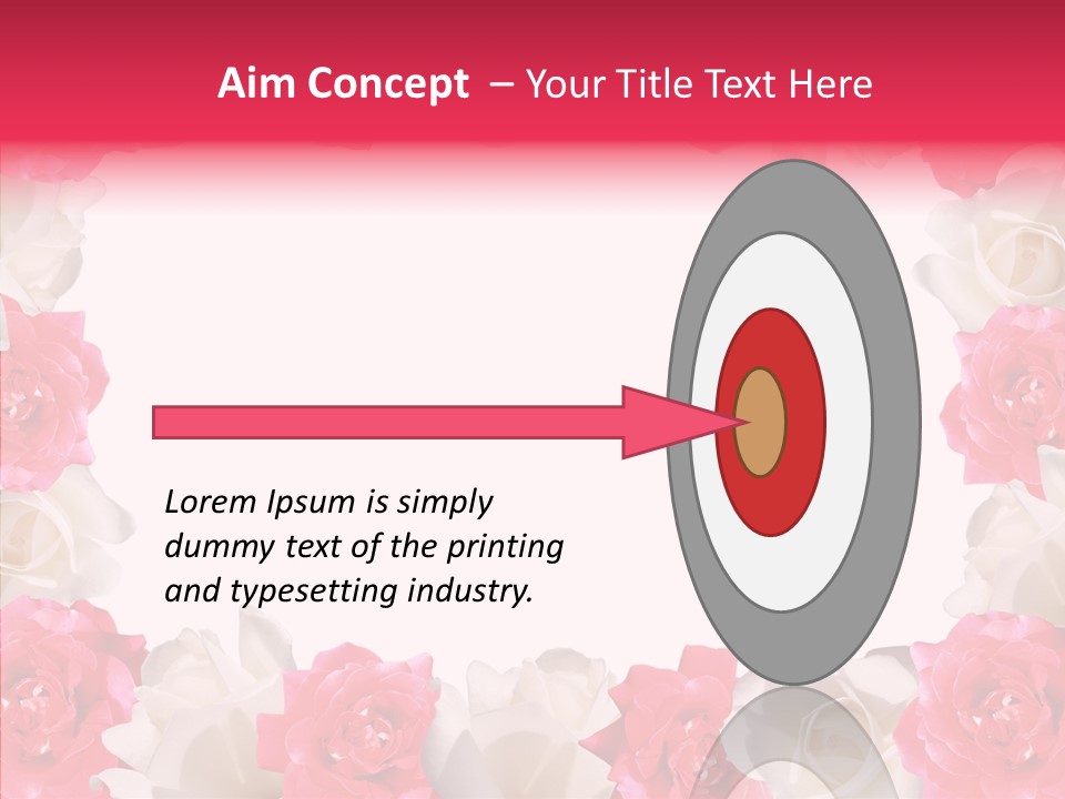 Space Floral Freshness PowerPoint Template