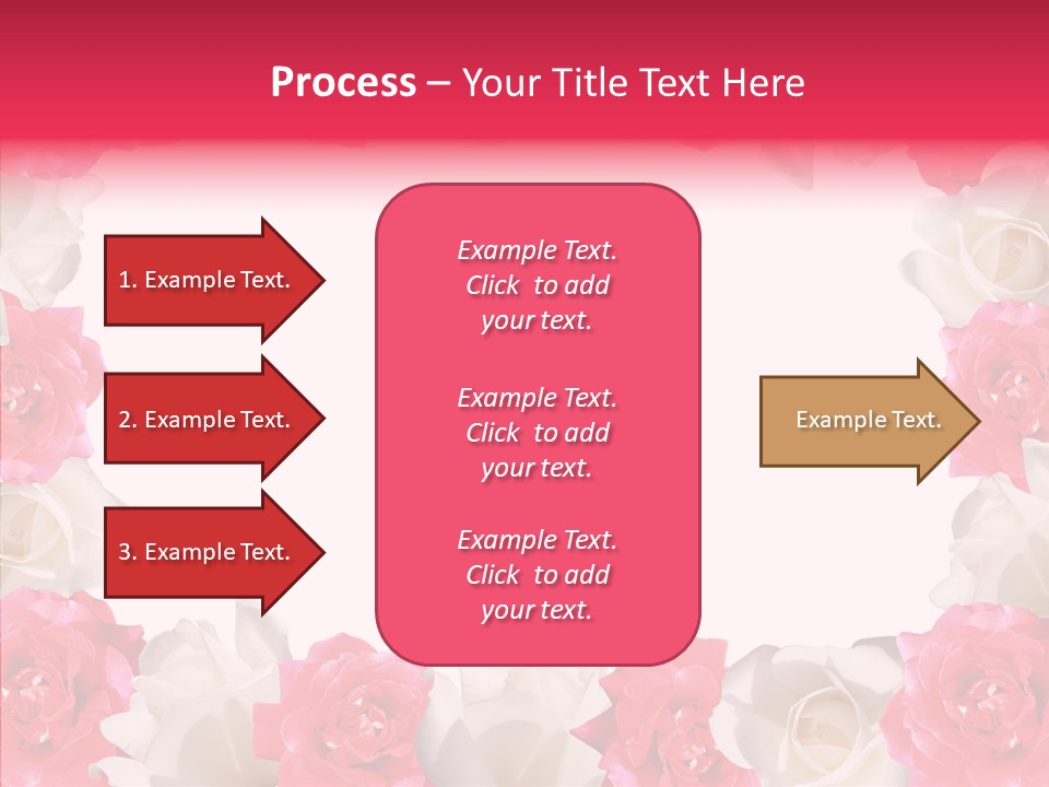 Space Floral Freshness PowerPoint Template