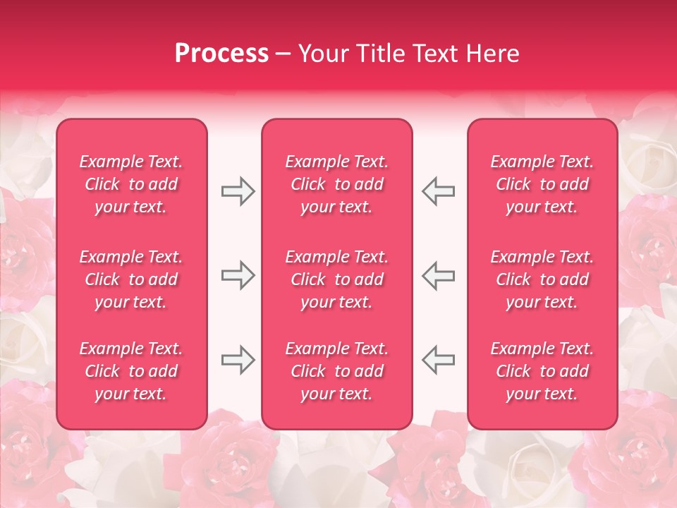 Space Floral Freshness PowerPoint Template