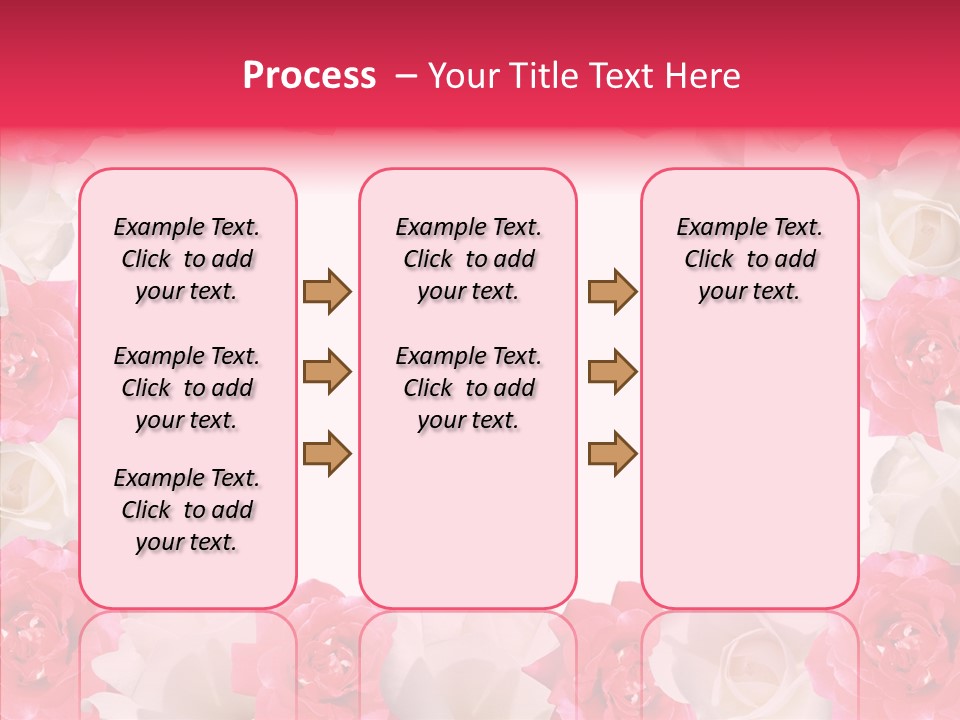Space Floral Freshness PowerPoint Template
