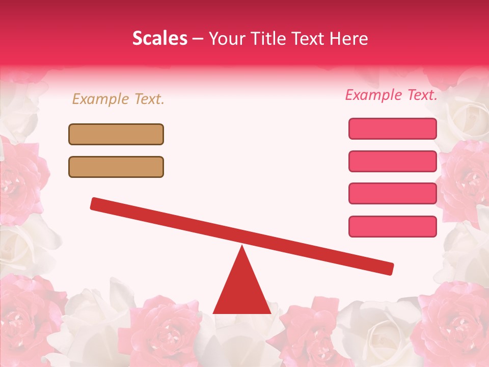 Space Floral Freshness PowerPoint Template
