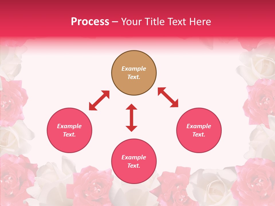 Space Floral Freshness PowerPoint Template