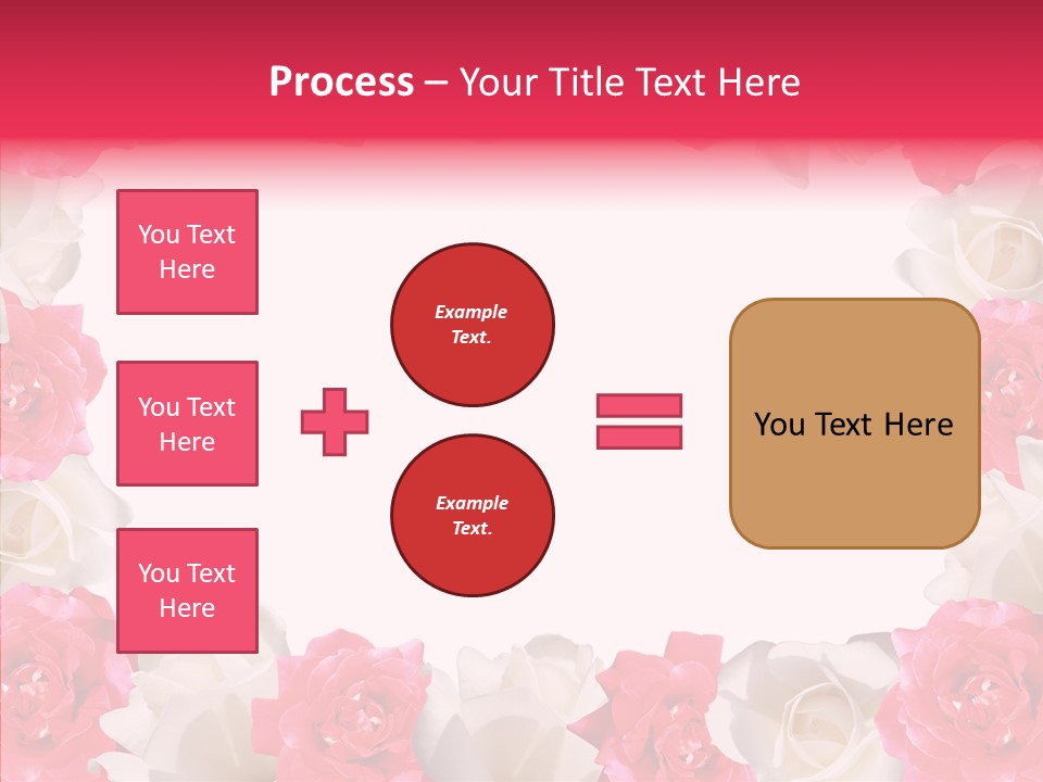 Space Floral Freshness PowerPoint Template