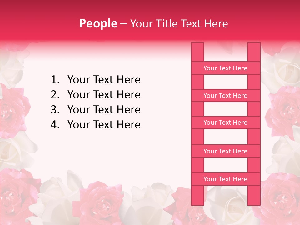 Space Floral Freshness PowerPoint Template
