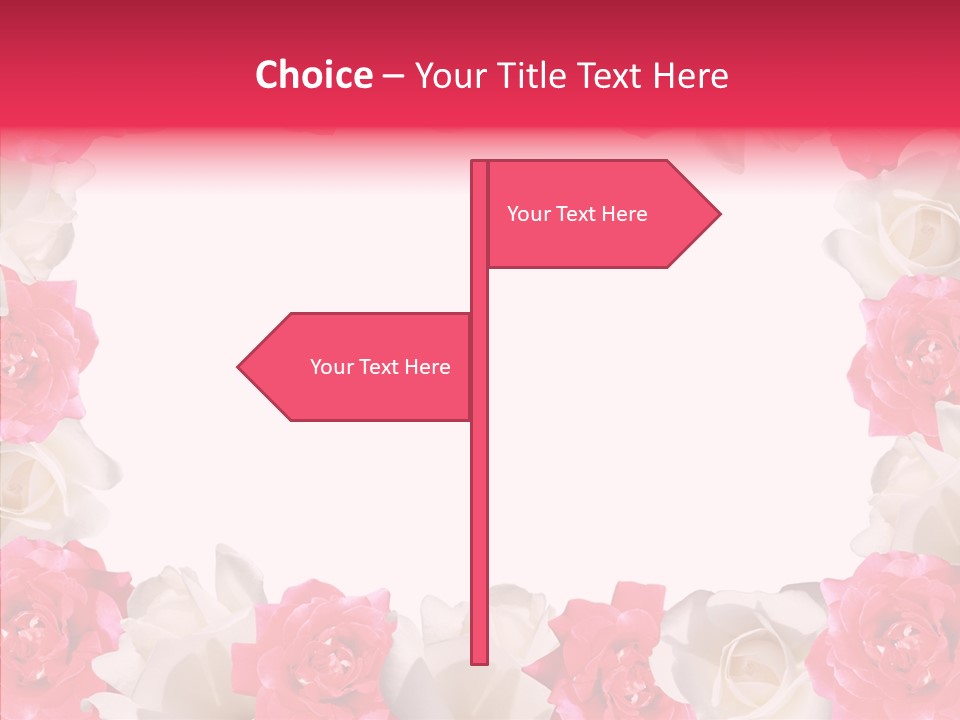 Space Floral Freshness PowerPoint Template