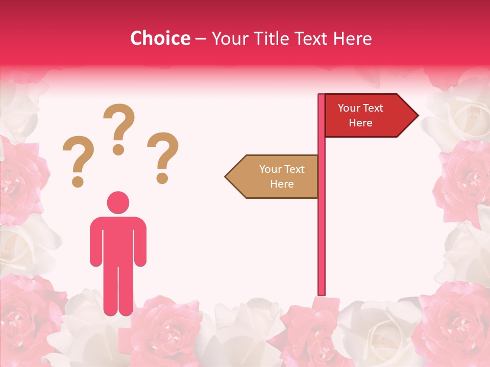 Space Floral Freshness PowerPoint Template