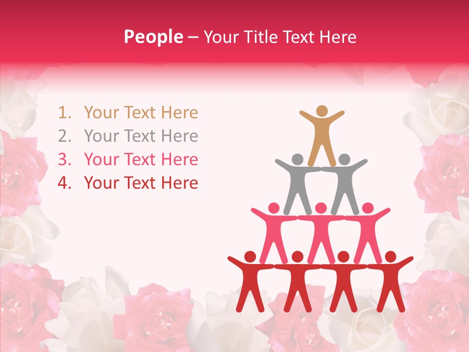 Space Floral Freshness PowerPoint Template