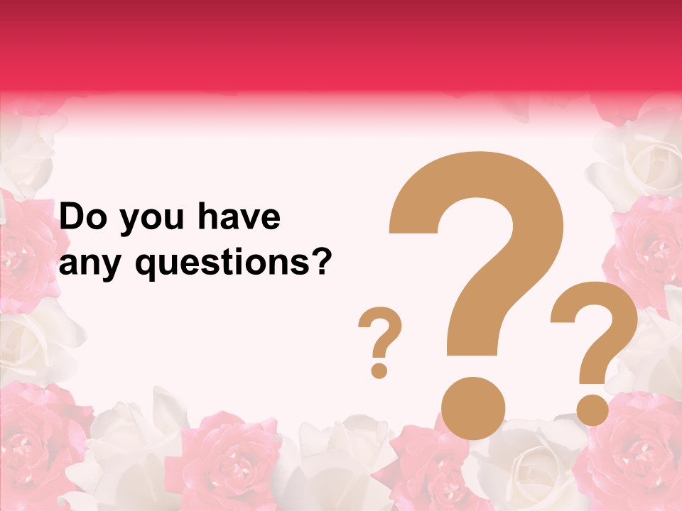 Space Floral Freshness PowerPoint Template