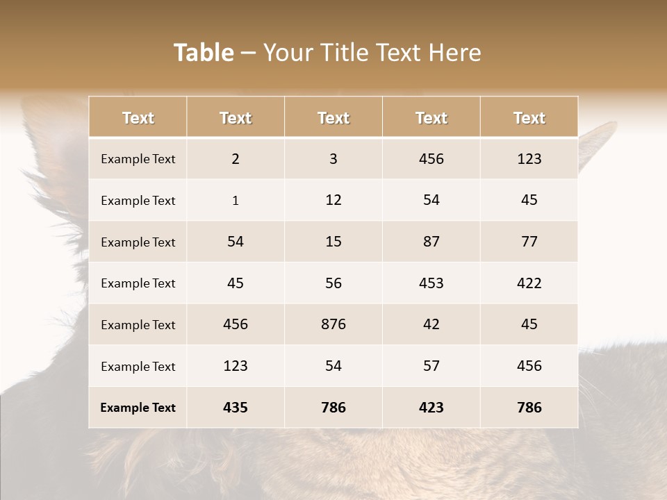 Beautiful Tiny Cute PowerPoint Template