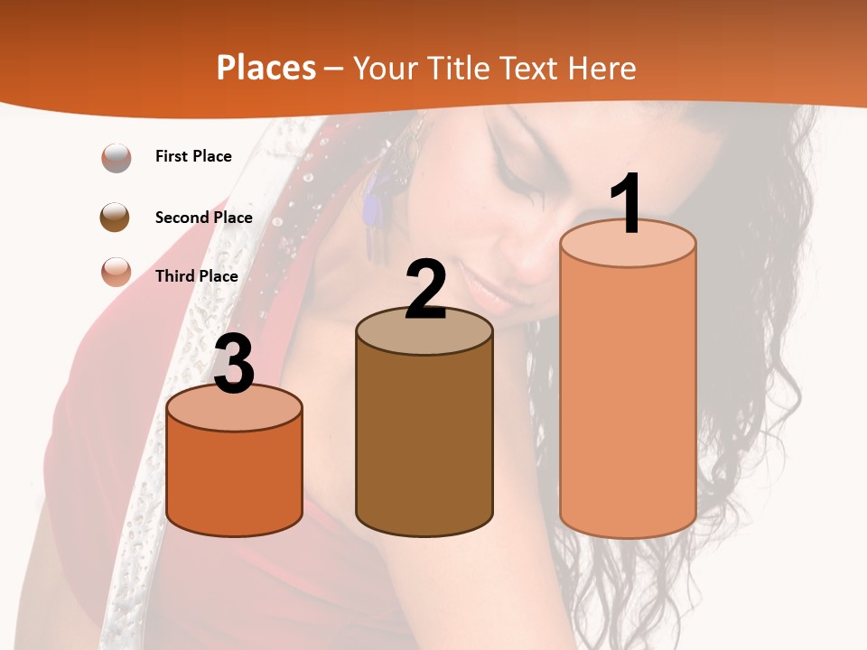 Portrait Young Costume PowerPoint Template