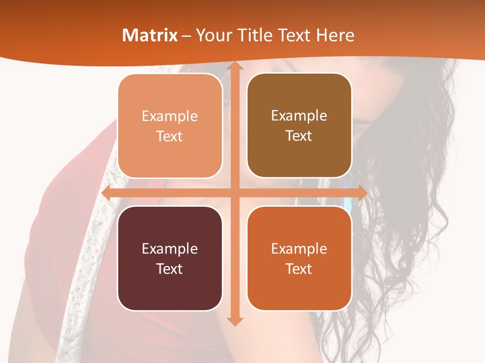 Portrait Young Costume PowerPoint Template