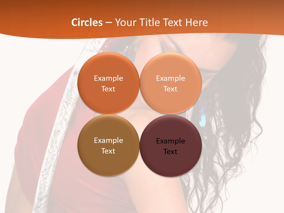 Portrait Young Costume PowerPoint Template