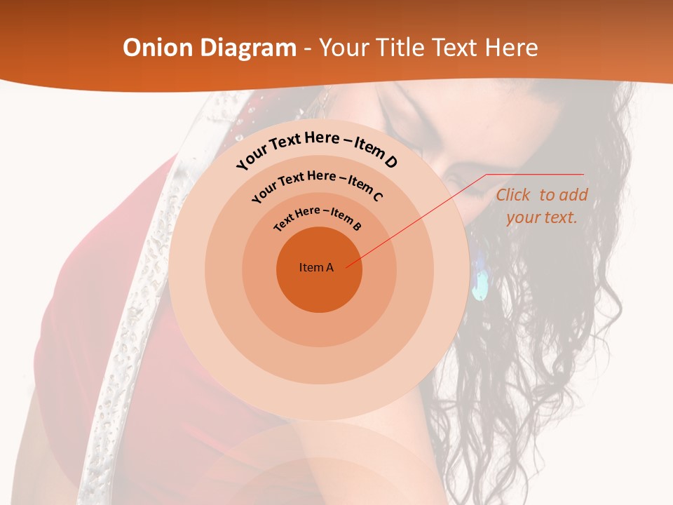 Portrait Young Costume PowerPoint Template