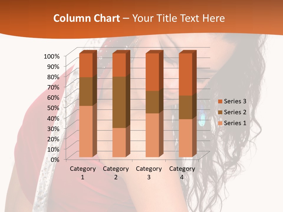 Portrait Young Costume PowerPoint Template